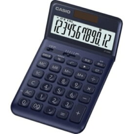 カシオ デザイン電卓 12桁 ジャストタイプ ネイビー JF－S200－NY－N 1台