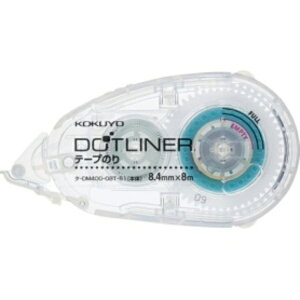 コクヨ テープのり ドットライナー しっかり貼るタイプ(透明) 本体 お試しモデル 8.4mm×8m タ−DM400−08NT−S1 1個