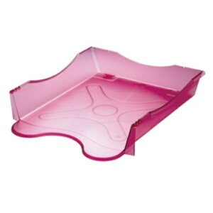 ソニック メガタフトレー A4タテ クリアピンク DA−2658−CP 1個