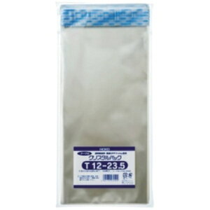 HEIKO クリスタルパック T(テープ付) T−12−23.5 0.03×120×235+40mm #6740830 1パック(100枚)