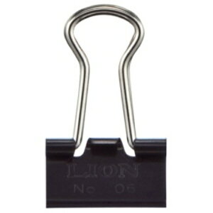 ライオン事務器 バインダークリップ 小小 口幅15mm No.106 1箱(10個)