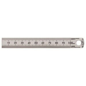 ライオン事務器 ステンレス定規 10cm PS−10 1本