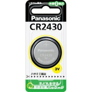 パナソニック コイン形リチウム電池 3V CR−2430P 1個