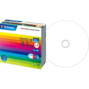 �o�[�x�C�^�� �f�[�^�pDVD�|R DL 8.5GB 2�|8�{�� �z���C�g���C�h�v�����^�u�� 5mm�X�����P�[�X DHR85HP10V1 1�p�b�N�i10���j
