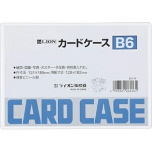 ���C�I�������� �J�[�h�P�[�X �d���^�C�v B6 PVC 1��