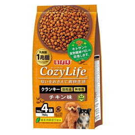 いなば Cozy Life クランキー チキン味 190g×4袋 1商品のみ