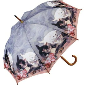 名画 木棒ジャンプ長傘13キャットフレンド 555-490 00-13