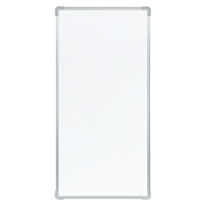 マグネット付き軽量スチールホワイトボード 無地(スチール製) 1枚 CR-MW4