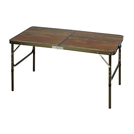ビストロフォールディングテーブル　120×60　＜高さ4段階調節付＞ UC571