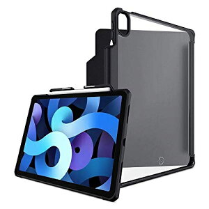 ITSKINS(CbcLY) Hybrid Solid Folio for iPad Air ( 4th ) [Black] APDA-HBSFO-BLCK-FRONT