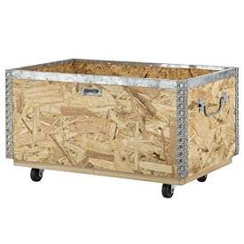 東谷 キャスター付 スタッキングボックスL ナチュラル LFS-172