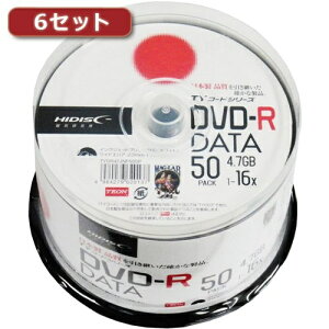 300Zbg(50X6) HI DISC DVD-R(f[^p)i TYDR47JNP50SPX6