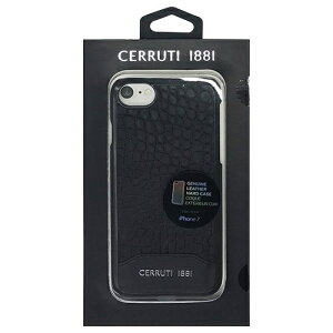 CERRUTI(�`�F���b�e�B) Crocodile Print Leather - Hard Case - Black CEHCP7MCBK