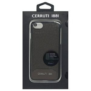 CERRUTI(�`�F���b�e�B) Crocodile Print Leather - Hard Case - Brown CEHCP7MCBR