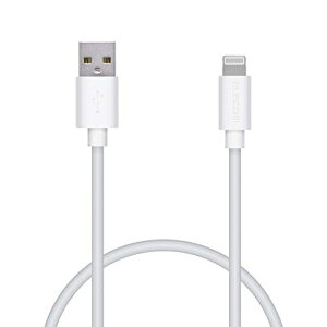 �G���R�� Lightning(���C�g�j���O)�P�[�u��/�X�^���_�[�h/0.5m/�z���C�g MPA-UAL05WH