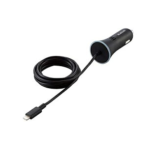 �G���R�� �J�[�`���[�W���[/Lightning(���C�g�j���O)/PD����/�X�g���[�g�^�C�v/1.5m/18W/�C���W�P�[�^�[����/�u���b�N MPA-CCLPD01BK