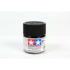 タミヤ アクリル ミニ XF1 フラットブラック TAM81701 プラスチックペイント アクリル