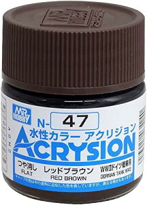 GSI �N���I�X(GSI Creos) GSI�N���I�X �A�N���W�����J���[ ���b�h�u���E�� ����� 10ml �͌^�p�h�� N47