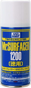 GSIクレオス Mr.サーフェイサー1200 スプレー 徳用 170ml ホビー用表面処理材 B515