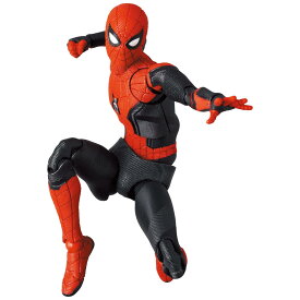 MAFEX マフェックス No.194 SPIDER-MAN UPGRADED SUIT スパイダーマン アップグレード スーツ (NO WAY HOME) 全高約150mm ノンスケール 塗装済み アクションフィギュア