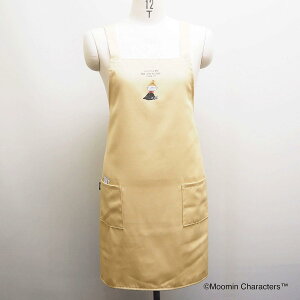 ムーミン エプロン ベージュ MOOMIN BLUE EYE