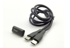 L型USB変換コネクタ AからCへ 変換 ケーブル付 充電変換 スマホ充電 USB-AからType-C データ転送可能 L字型 アークス X-339
