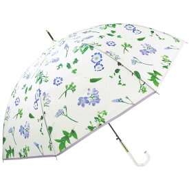 スタンダードフラワー ビニールジャンプ傘 ラベンダー