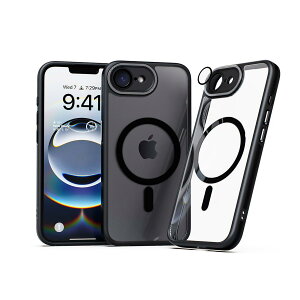 miak iPhone 16e NAP[X YK[ȟ^ [ MagSafeΉ YK[h Ռz fBXvCی݌v wʃ|J[{l[g TPU ^Jt[ Xgbvz[t ] ubN MA