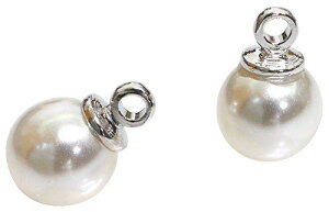 ソフィア アクセサリーパーツ カン付き パール 5mm シルバー B-30-R