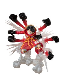 TAMASHII NATIONS フィギュアーツZERO ONE PIECE [超激戦]モンキー・D・ルフィ -ゴムゴムの鷹銃乱打- 約185mm PVC&ABS製 塗装済み完成品フィギュア