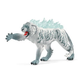 Schleich Eldrador Creatures, Ice Monster Mythical Creatures Toys for Kids, Ice Tiger Action Figure, Ages 7+ 70147