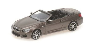 Minichamps 870027331 1:87 BMW M6 Cabrio-2015-�O���[ �R���N�^�u���~�j�`���A�J�[ �O���[