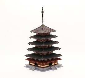 フジミ模型 1/150 建物シリーズNo.2 法隆寺 五重塔 建-2