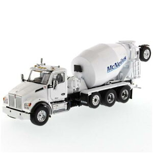 DIECAST MASTERS Kenworth T880 SBFA with McNeilus BridgeMaster Mixer - White cab 71081