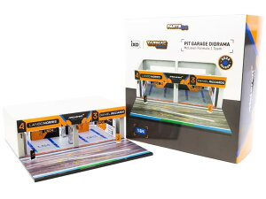 1/64 Pit Garage Diorama McLaren Formula 1 Team