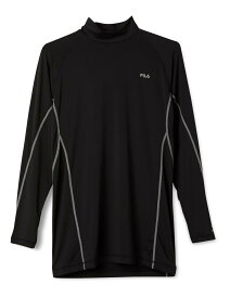 [フィラ] 水陸両用スポーツインナー 長袖 ハイネック コンプレッションシャツ UVカット ドライ 445111K メンズ BGY M