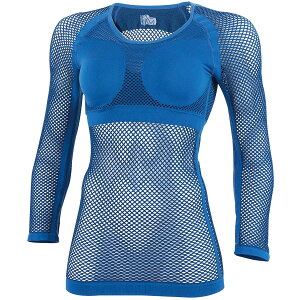 [~[] A_[EFA hCi~bN bV X[u LD DRYNAMIC MESH 3/4 Sleeve fB[X MEDIUM BLUE M(ABJbv)