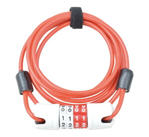 J&C 可変式ダイヤル錠 JC-062W RE レッド