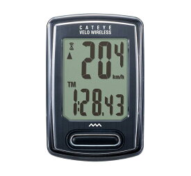 キャットアイ(CAT EYE) サイクルコンピューター VELO WIRELESS ブラック CC-VT230W スピードメーター 自転車