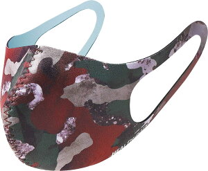 ヘルスポイント(Healthpoint) スポーツ用ドーム型立体加工 トレーニング用 ネオプレン マスク 柄 カモフラージュ Mサイズ 【日本製】 2006M3G