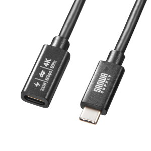 TTvC USB5Gbps Type-CP[u PD100W 0.5m ubN KU-5GCCP100EN05