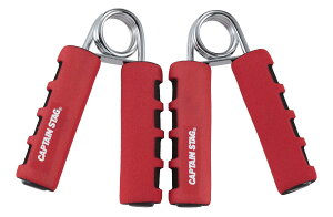 �L���v�e���X�^�b�O(CAPTAIN STAG) �؃g�� ���͋��� ���̓g���[�j���O �\�t�g �n���h�O���b�v 20kg 2�Z�b�g ���b�h/�u���b�N Vit Fit UR-810