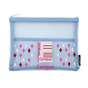 Old Resta 刺繍メッシュポーチ Lサイズ 【コクヨ】かわいい OR467166