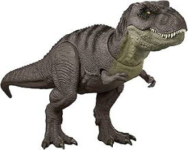 マテル ジュラシックワールド(JURASSIC WORLD) ラボ襲撃!T-レックス 子供向けフィギュア 恐竜 おもちゃ 動く 大きい 全長:約46.4cm 4歳から グリーン JGM16