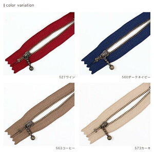 YKK ʕtt@Xi[ 10cm ^AeB[NS[h 3GKB-10 F J[2 527C