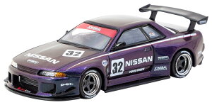 TARMACWORKS 1/64 Nissan Skyline (R32) Widebody Midnight purple i T64G-061-MP