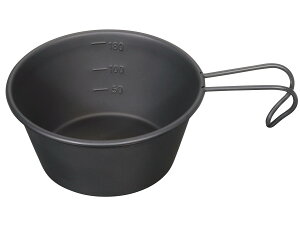 キャプテンスタッグ(CAPTAIN STAG) シェラカップ ステンレス ミニ カラー シェラカップ 210ml ステンレス製 日本製 燕三条産 オキツモブラック UH-68