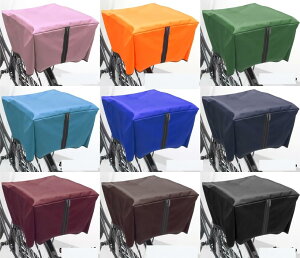 岡製作所 自転車カゴカバー リア用 ワインレッド (ファブリック 幅360mm×奥行450mm×高さ250mm)