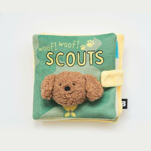 BITE ME Woof Woof Scout Nosework Toy、きしむようなしわくちゃのぬいぐるみ犬のおもちゃ、Dog Hide and Seek Interactive Toy、中小型犬用のペットのおもちゃ、Dog Nose Work ...