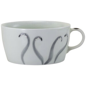 西海陶器 波佐見焼 「 olive 」 スープカップ コップ オクトパス 直径約11.5×高さ6cm 容量約425ml 電子レンジ 食洗機対応 日本製 25607